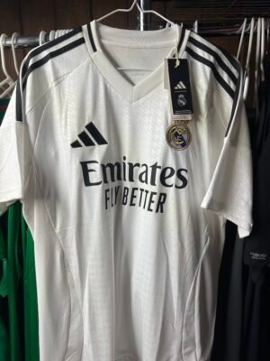 New with Tags Real Madrid 24/25 home jersey Large.